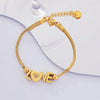 Love Diamond Letter Love Bracelet Stainless Steel 18K Gold Plated For Women