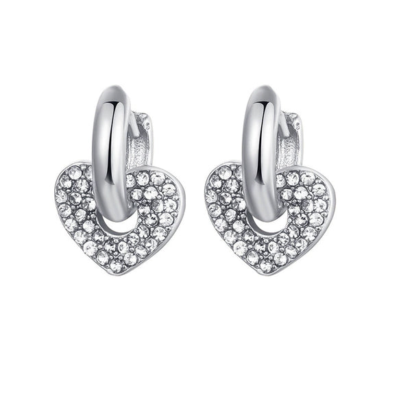 Love Earrings Heart Style