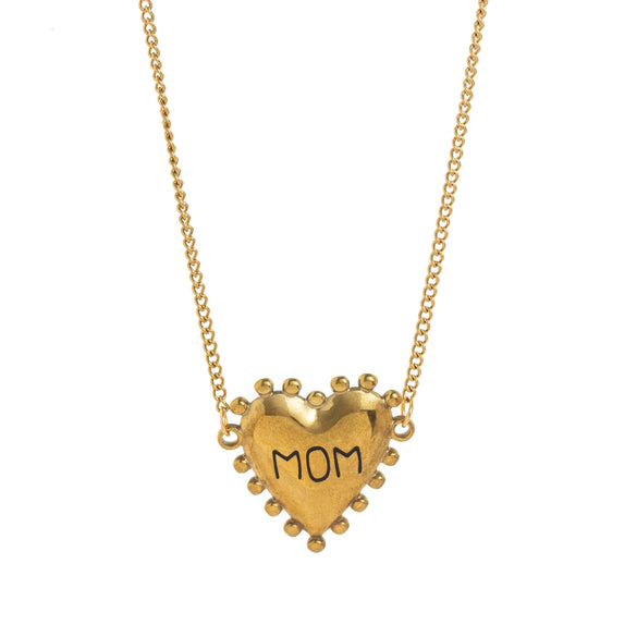 Love Necklace Heart Pendant Titanium Steel Electroplating For Women