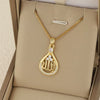 Love Necklace Simple Heart Shaped Pendant Stainless Steel Clavicle Chain With Electroplating For Women