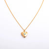 Love Opening And Closing Heartshaped Photo Album Necklace For Women Retro Style Copper And Titanium Steel Material Diamond Design