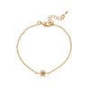 Love Plating Light Luxury Style Heart Shape Copper Plastic Electroplated Adjustable Bracelet