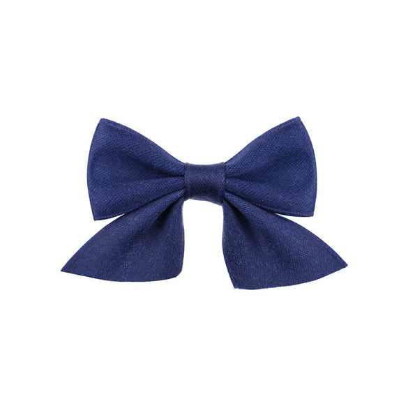 Lovely Handmade Cloth Bow Duckbill Hair Clip Cute Princess Hairpin Small Hair Accessory For Girls Children