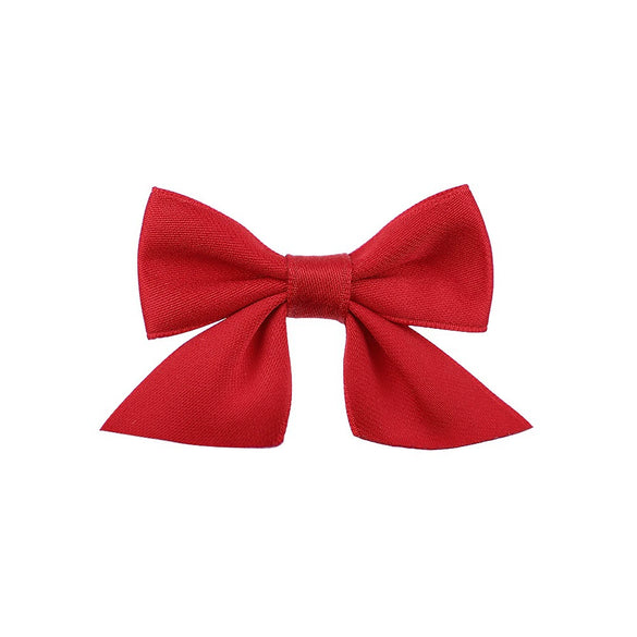 Lovely Handmade Cloth Bow Duckbill Hair Clip Cute Princess Hairpin Small Hair Accessory For Girls Children