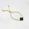 Lucky Fourleaf Clover 316L Stainless Steel Women's Fashion Allmatch 18K Gold Plated Bracelet