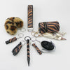 Luggage Accessories Minimalist Rhinestoneencrusted Heart Keychain Pendant Lipstick Bag Wristband Alarm