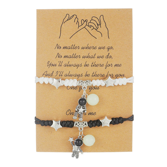 Luminous Bracelet Glass Geometric Handmade For Men And Women