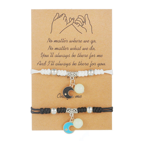 Luminous Bracelet Glass Geometric Handmade For Men And Women