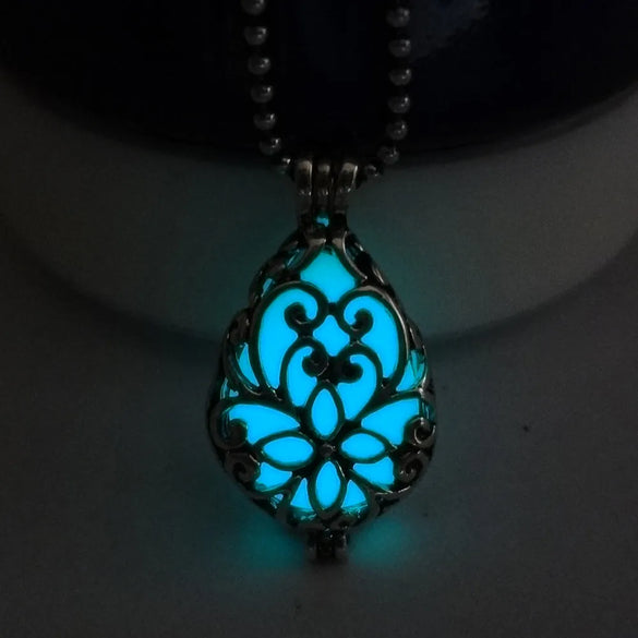 Luminous Cage Pendant Necklace