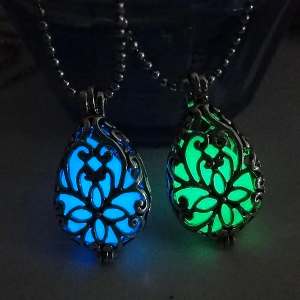 Luminous Cage Pendant Necklace