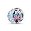 Luminous Diy Accessories Bracelet 925 Silver Plated Dragonfly Butterfly Charm Beads Dripping Oil Design