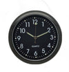 Luminous Metal Car Clock Air Vent Clip Round Dial Alloy Case Business Style