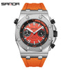 Luminous Quartz Watch Zinc Alloy Case Mineral Reinforced Glass Mirror Stainless Steel Buckle Leisure Style Waterproof Round Dial