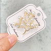 Luxurious Flower Alloy Inlay Artificial Pearls Rhinestones Women'S Brooches