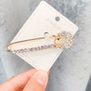 Luxurious Flower Alloy Inlay Artificial Pearls Rhinestones Women'S Brooches