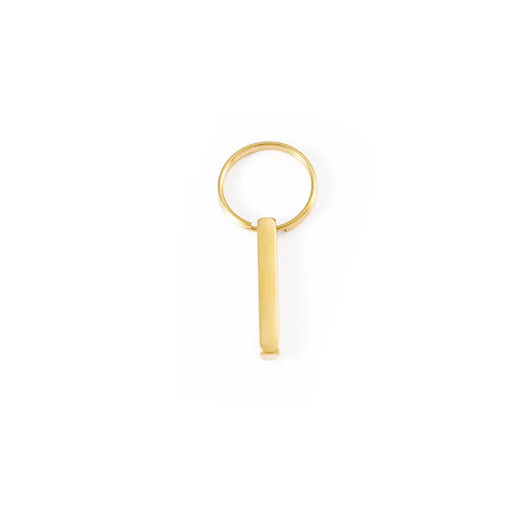 Luxurious Customization Laser Engraving Solid Color 304 Stainless Steel Unisex Keychain