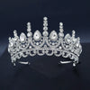 Luxury Alloy Rhinestone Crown Tiara Elegant Wedding Bridal Party Headdress For Women With Diamond Style Detailing