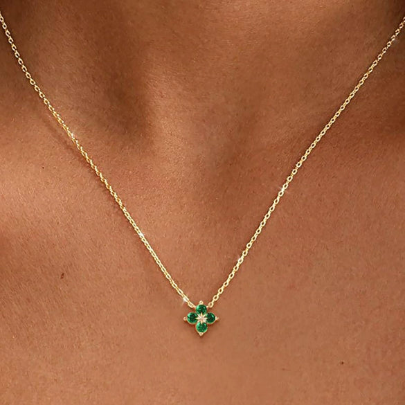 Luxury Fairy Style Copper Leaf Necklace With Electroplated Pendant Minimalist Fresh Clavicle Chain For Women