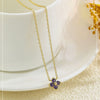 Luxury Fairy Style Copper Leaf Necklace With Electroplated Pendant Minimalist Fresh Clavicle Chain For Women