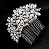 Luxury Handmade Rhinestone Bridal Hair Comb Alloy Wedding Hair Accessory Elegant Women's Photo Headdress Jewelry