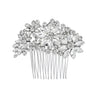Luxury Handmade Rhinestone Bridal Hair Comb Alloy Wedding Hair Accessory Elegant Women's Photo Headdress Jewelry