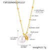 Luxury 316L Stainless Steel Cnc Zircon Bead Jewelry Set With Constellation Symbol Electroplated For Women