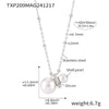 Luxury 316L Stainless Steel Cnc Zircon Bead Jewelry Set With Constellation Symbol Electroplated For Women