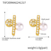 Luxury 316L Stainless Steel Cnc Zircon Bead Jewelry Set With Constellation Symbol Electroplated For Women