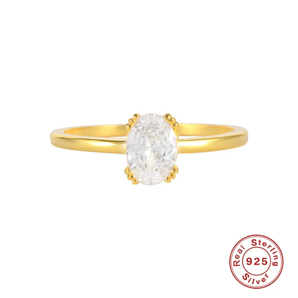 Luxury Textured Women's Silver Ring With Geometric Design And Electroplating