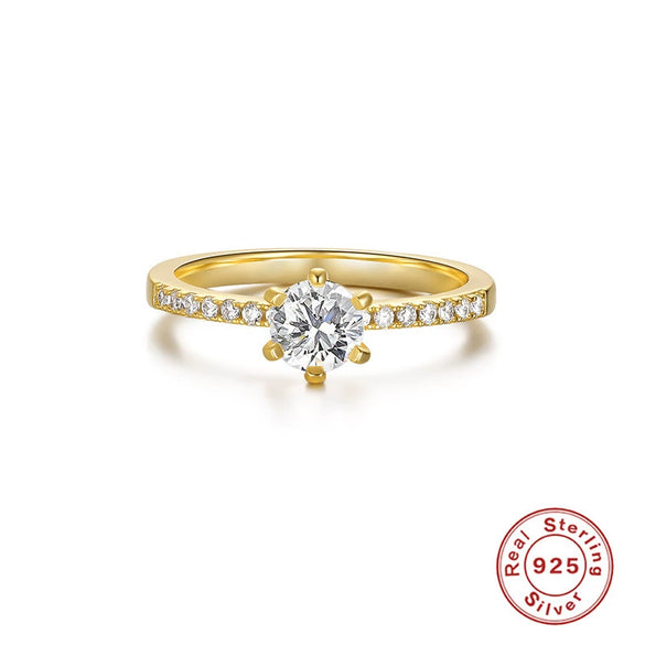 Luxury Textured Women's Silver Ring With Geometric Design And Electroplating