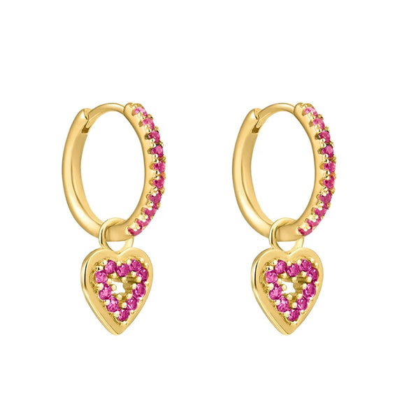 Luxury Zircon Geometric Style Women's Earrings Set