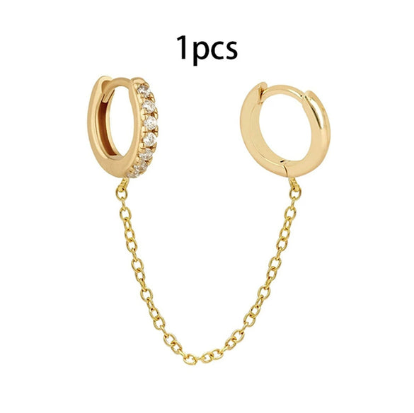 Luxury Zircon Geometric Style Women's Earrings Set