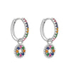 Luxury Zircon Geometric Style Women's Earrings Set