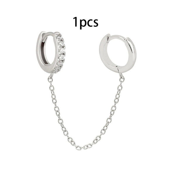 Luxury Zircon Geometric Style Women's Earrings Set