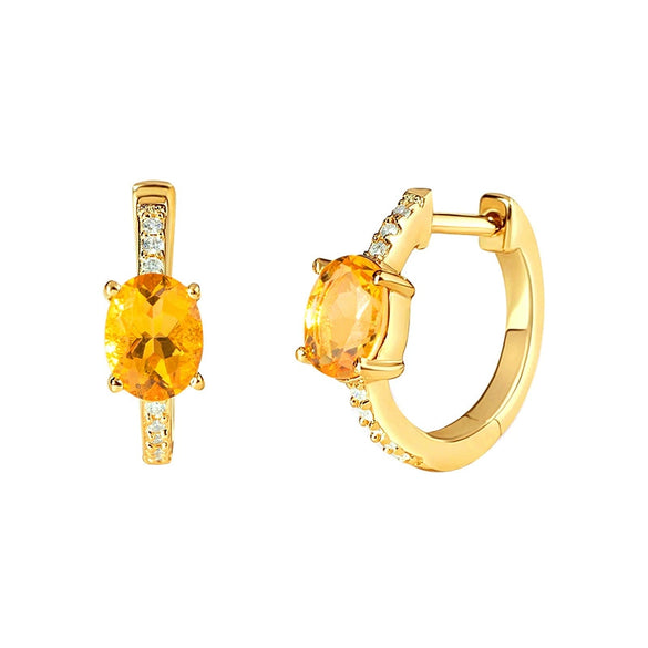 Luxury Zircon Geometric Style Women's Earrings Set