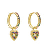Luxury Zircon Geometric Style Women's Earrings Set