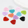 Macaron Baking Jewelry Accessories Bracelet Pendant Acrylic Doublesided Heart Hanging Ornaments Paint