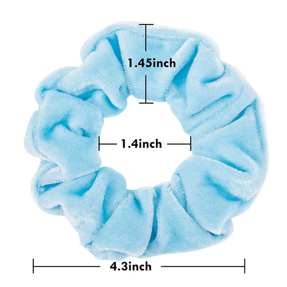 Macaron Velvet Hair Ties Flannel Hair Accessories High Elasticity Minimalist Style Seiko Crafted