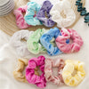 Macaron Velvet Hair Ties Flannel Hair Accessories High Elasticity Minimalist Style Seiko Crafted