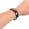 Magnetic Black Gallstone Beaded Bracelet Handmade With The Crown Pattern Unisex
