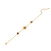 Maillard Style Geometric Stainless Steel Necklace Suit With O Chain And Electroplating Design
