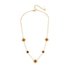 Maillard Style Geometric Stainless Steel Necklace Suit With O Chain And Electroplating Design