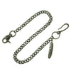 Male Hiphop Style Metal Hollow Leaves Waist Chain Pendant Decorative Pants Chain