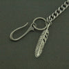 Male Hiphop Style Metal Hollow Leaves Waist Chain Pendant Decorative Pants Chain