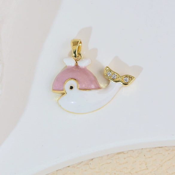 Marine Animal Zodiac Copper Jewelry Accessories Pendant Electroplated