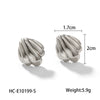 Marine Element Geometric Stainless Steel Electroplated Women's Fashion Earrings