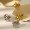 Marine Element Geometric Stainless Steel Electroplated Women's Fashion Earrings