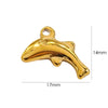 Marine Element Series Stainless Steel Zircon Geometric Pendant Necklace Bracelet Accessories With Vacuum In Furnace Electroplating