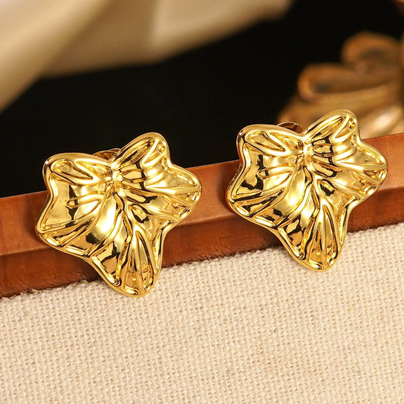 Marine Elements Starfish Conch Bow Jewelry Set