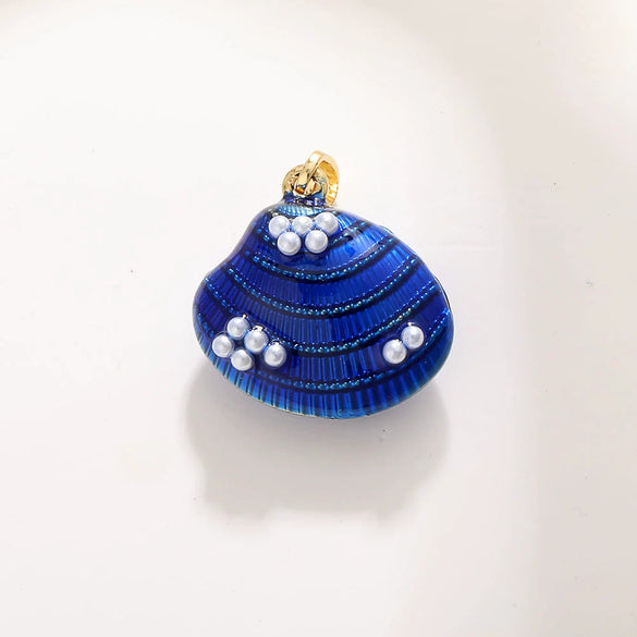 Marine Jewelry Accessories Copper Animal Style Shell Starfish Conch Fish Pendant Electroplated